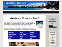 Tablet Screenshot of guam-online.com